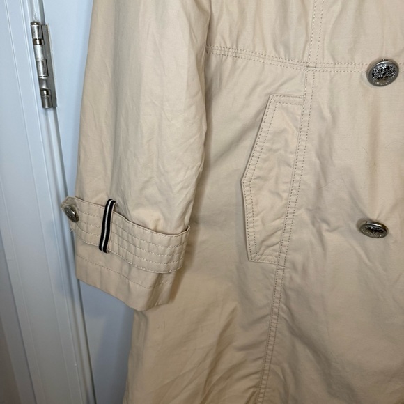 Vince Camuto Womens Beige Tan Double Breast Trench Coat Size Medium Warm - Picture 4 of 10